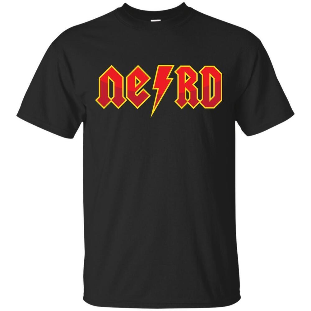 Nerd Acdc Style Tshirt